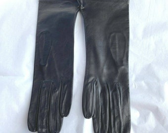 Guantes De Conducción De Cuero Negro Retro De Los Hombres Guantes De Conducción De Cuero Negro Retro De Los Hombres
