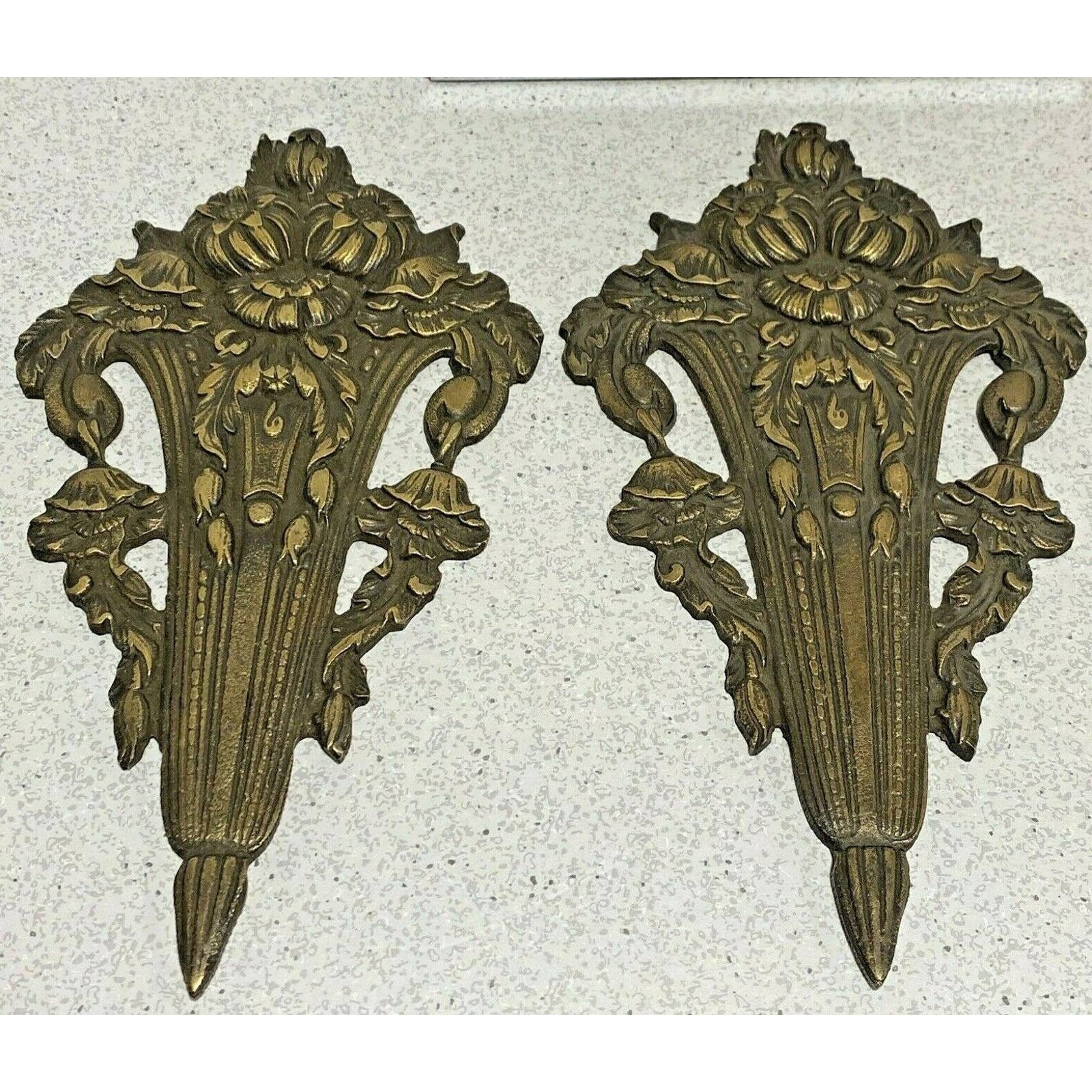 Antique Wall Decor Art Deco Wall Plaques Matching Pair of Etsy