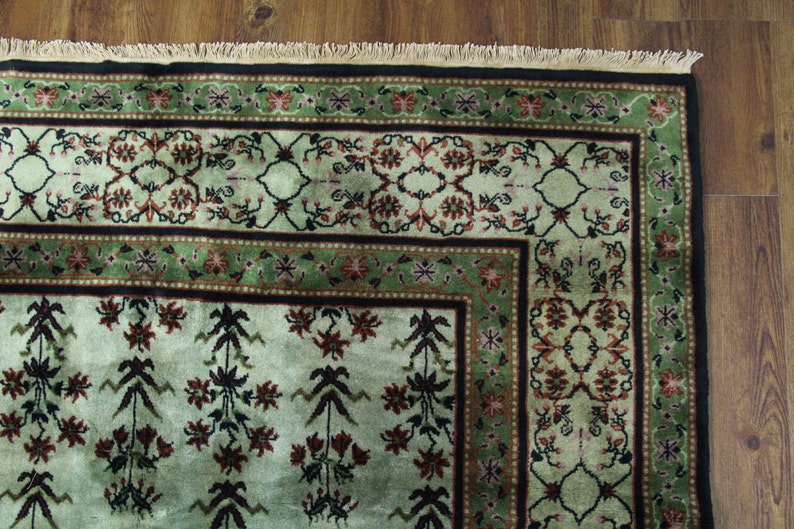 Green 69 Overdyed Deco Rug 2803 image 3