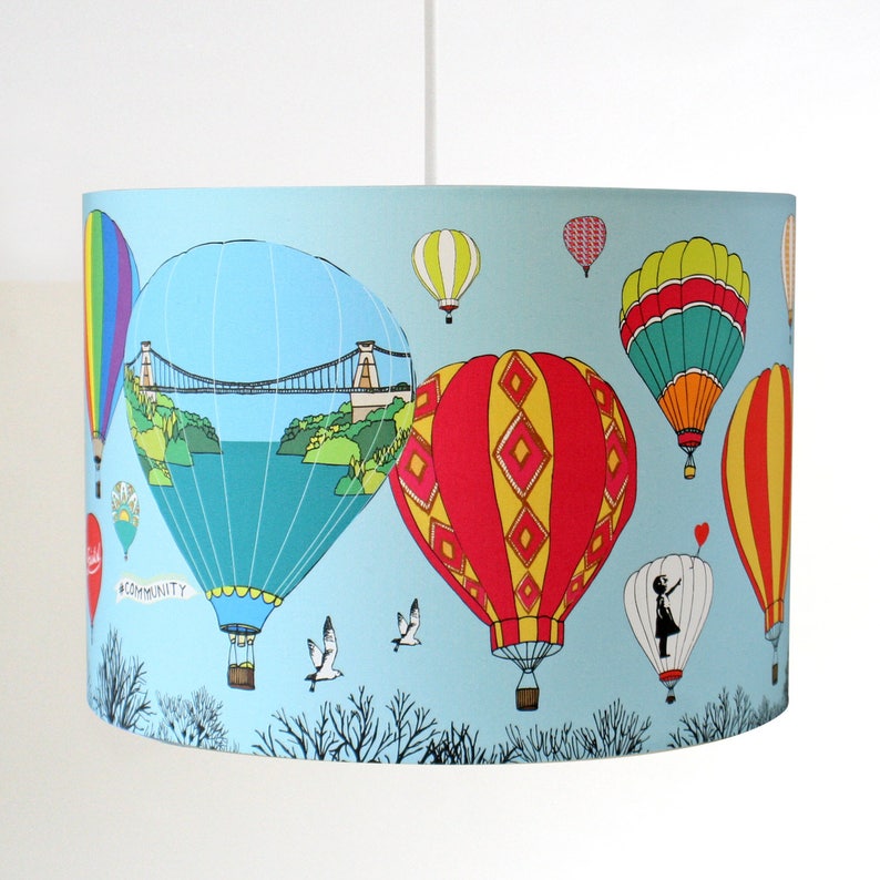 Bristol Balloons Handmade Pendant Lampshade In Various Sizes