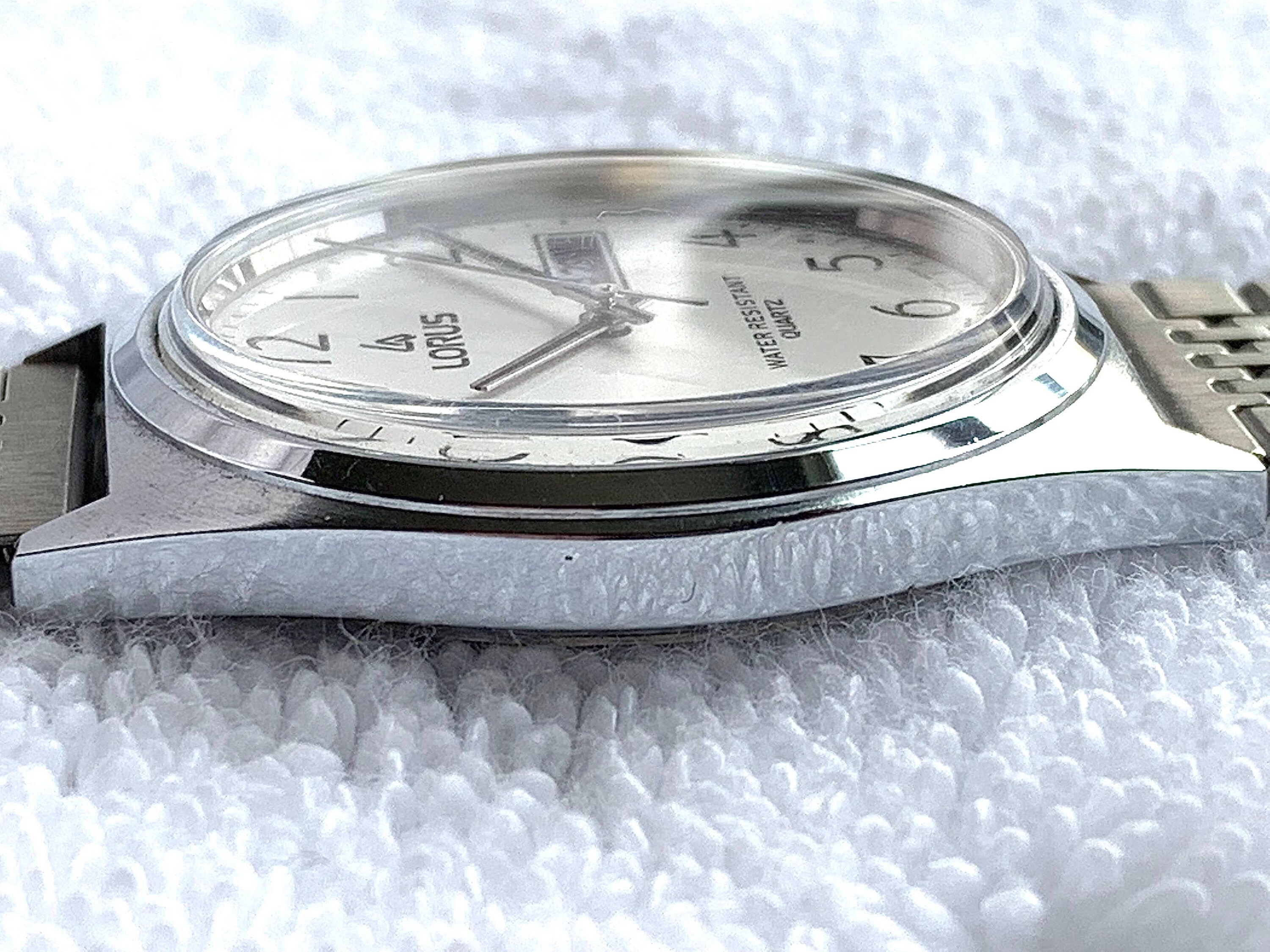 New Old Stock NOS Lorus Day/date Stainless Steel Quartz