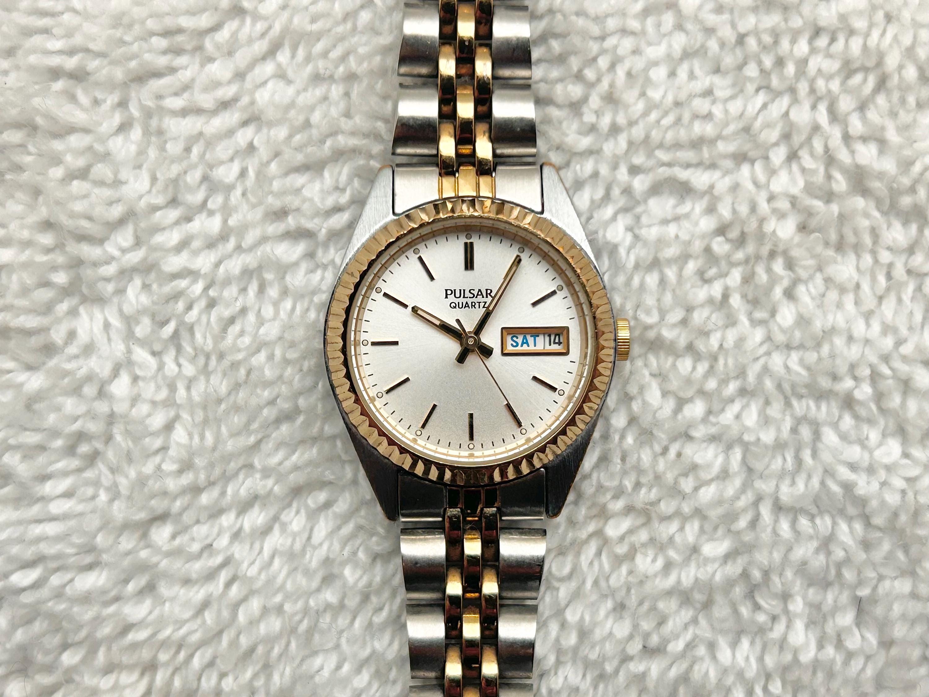 Pulsar Ladies Quartz Florentine Mesh Band Octagonal Wtch Vintage Ladies main image 4