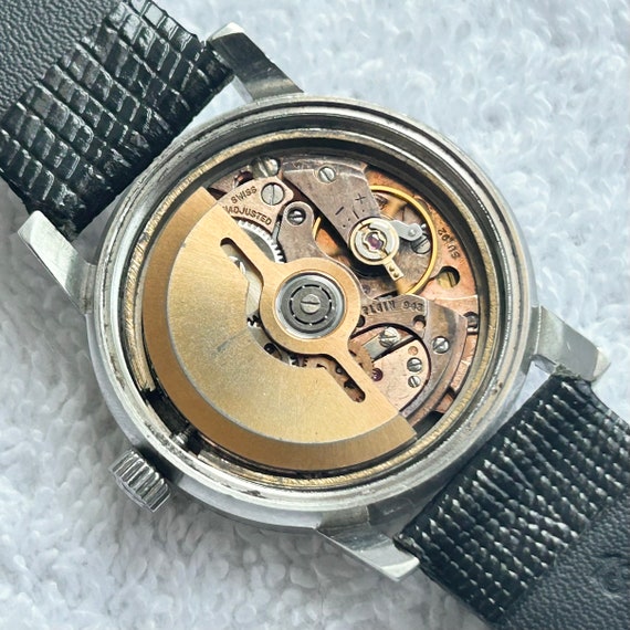 Vintage Elgin Automatic Date Register Stainless S… - image 6