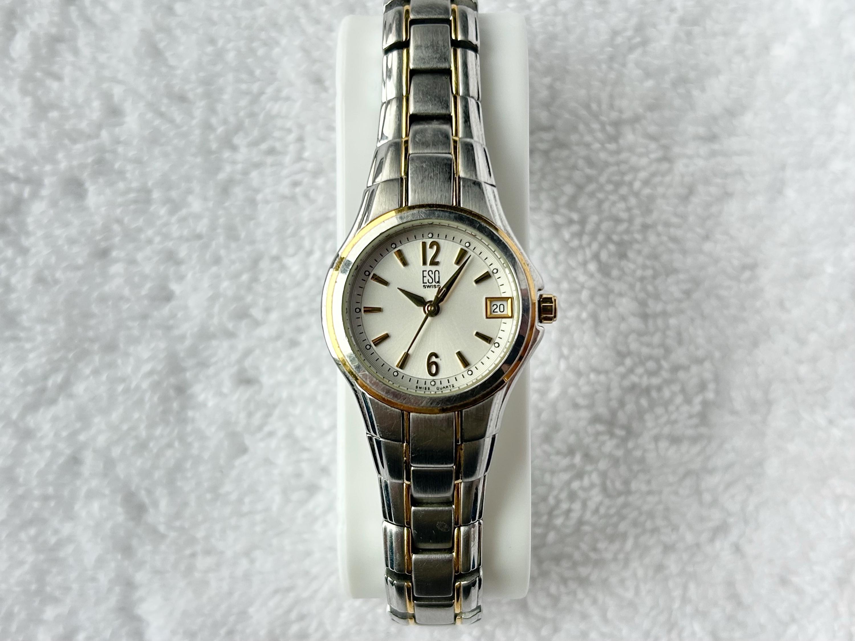 ESQ by Movado Quick Set Date Stainless Steel Two-tone Ladies  display picture 1
