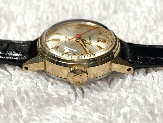 Vintage Caravelle by Bulova 1974 Gold Plated Wind… - image 9