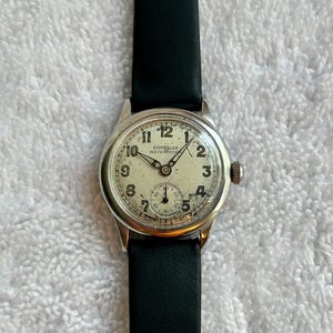 Vintage Chrysler 1940&#39;s Stainless Steel Mechanical Hand-Winding 17 Jewels Swiss Made Watch Fully Serviced