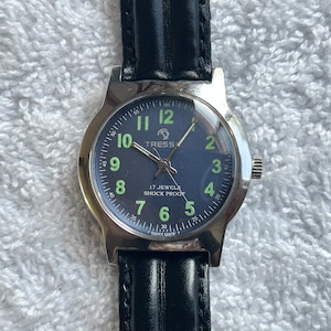 Vintage Tressa 17 Jewels Mechanical Hand-Winding 17 Jewels Luminescent Swiss Made Watch