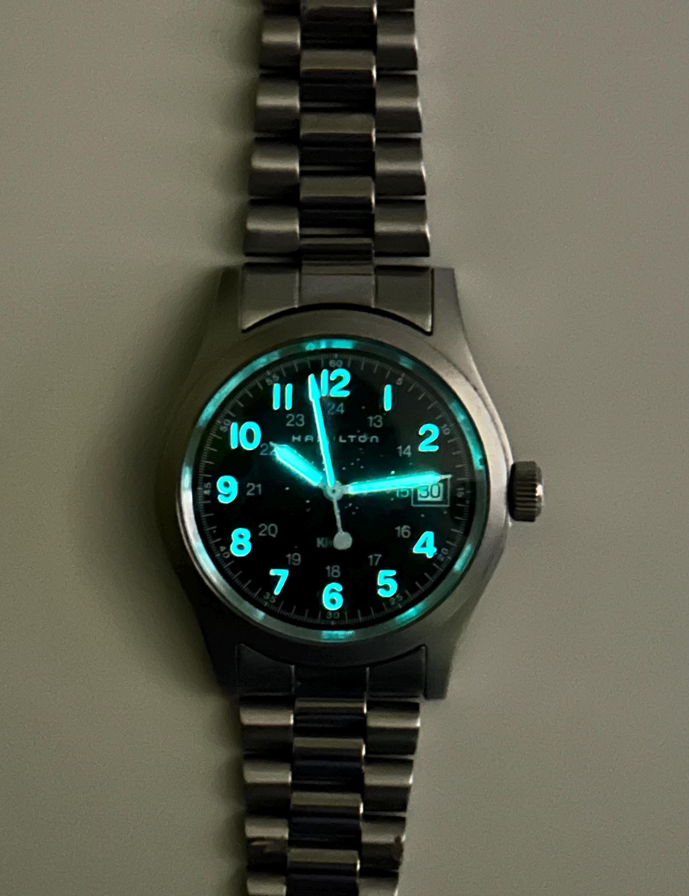 Vintage Hamilton Khaki 6361 Luminescent, Discontinued Military