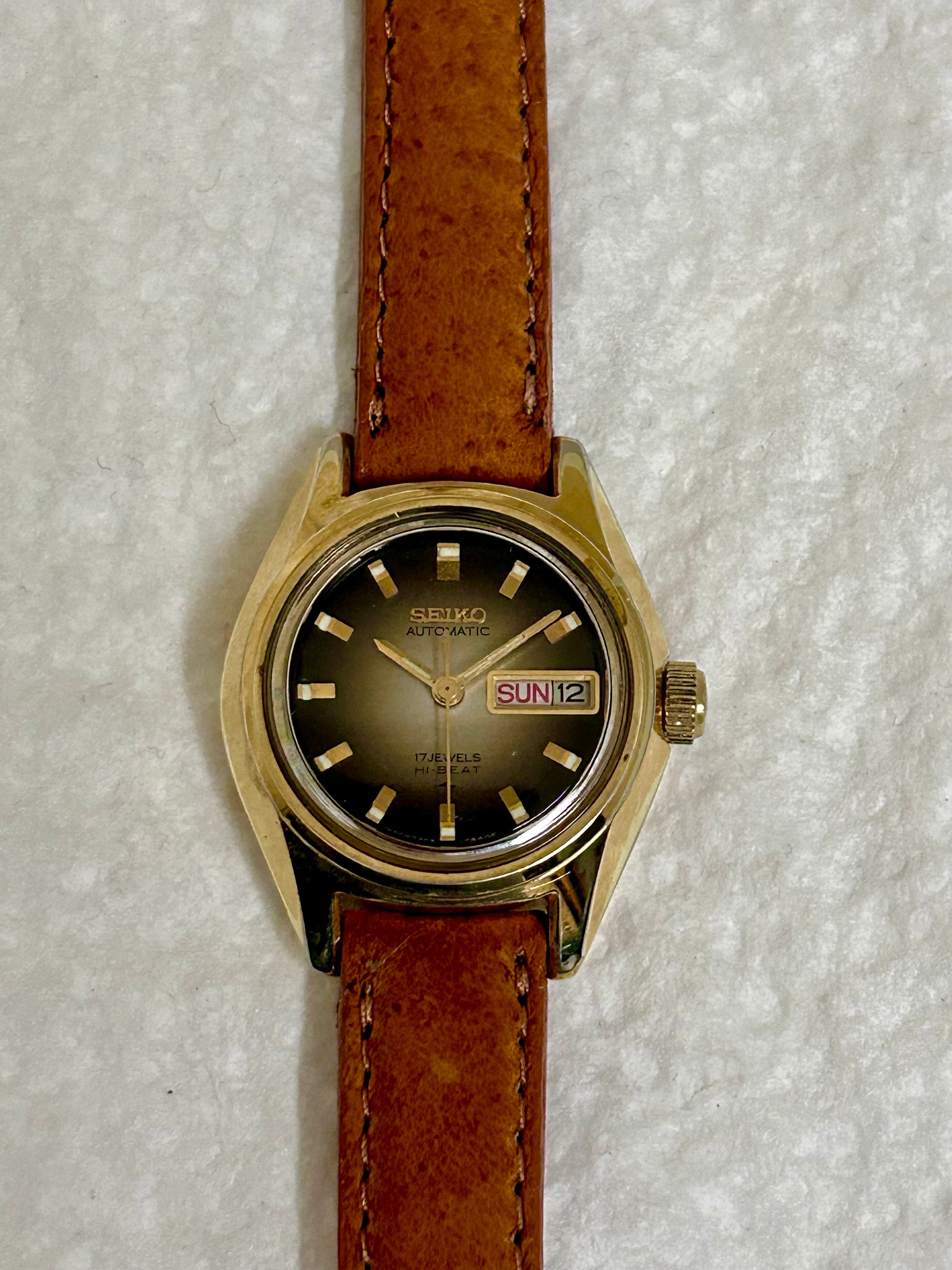 Vintage Seiko Hi Beat Automatic 17 Jewels Luminescent Hands 