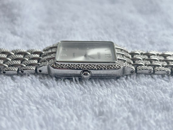 Modern Geneva Iced Stainless Steel Quartz Ladies … - image 9