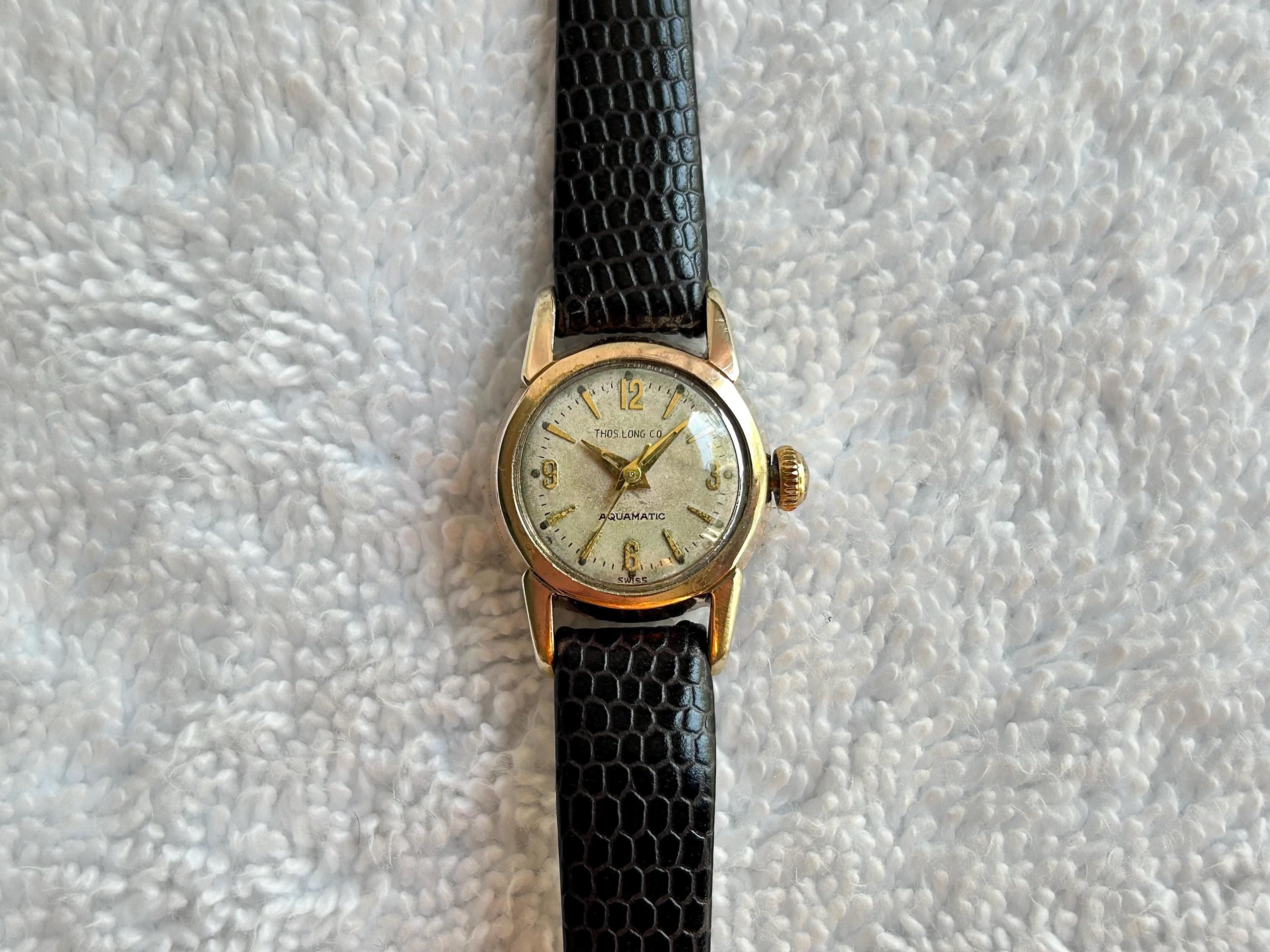Croton Aquamatic Self-winding Waterproof Ladies Watch 17 Jewels Silver Tone Croton Automatic - Etsy main image 4