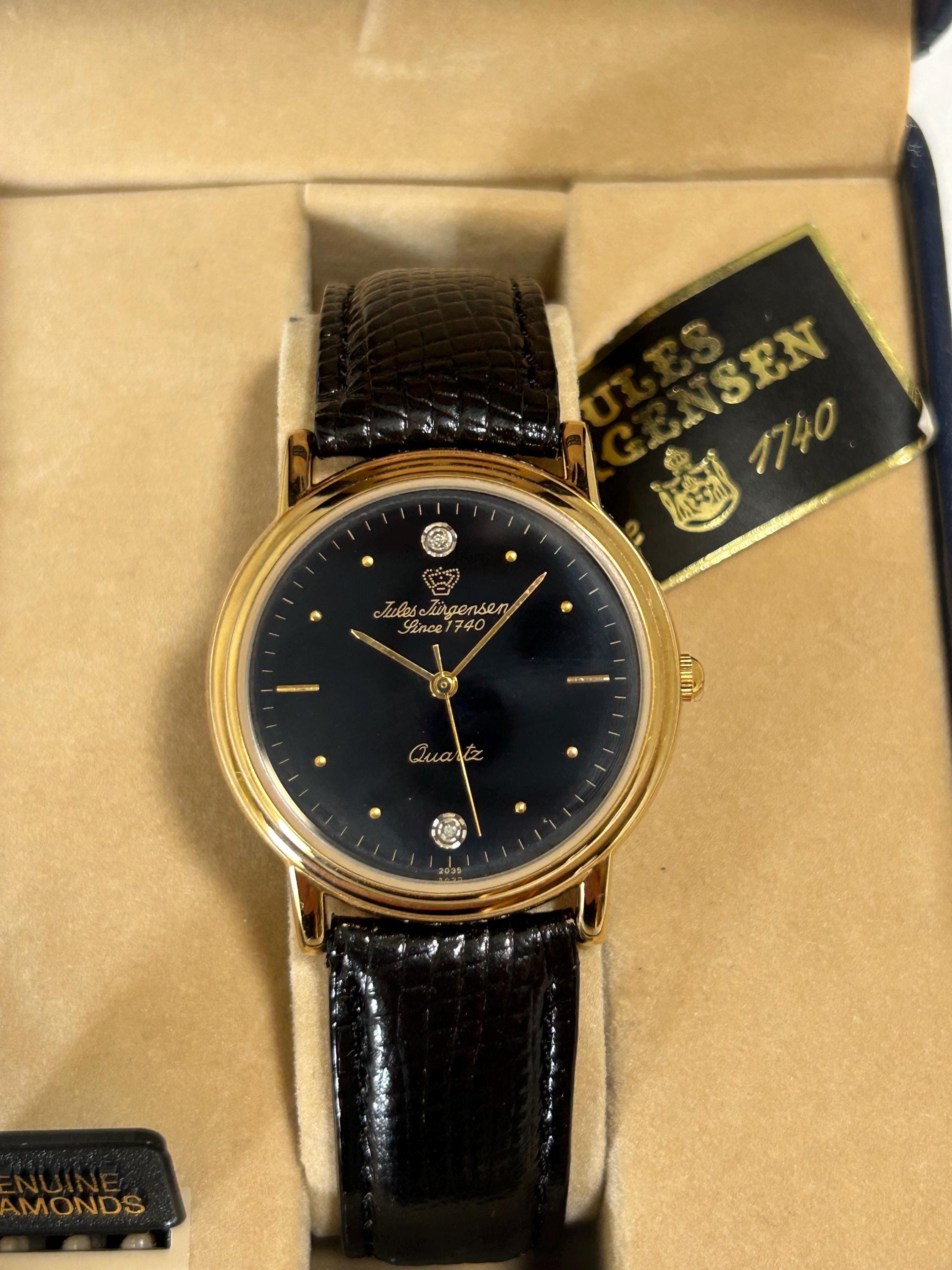 Jules Jurgensen Diamond Watch - Etsy display picture 1