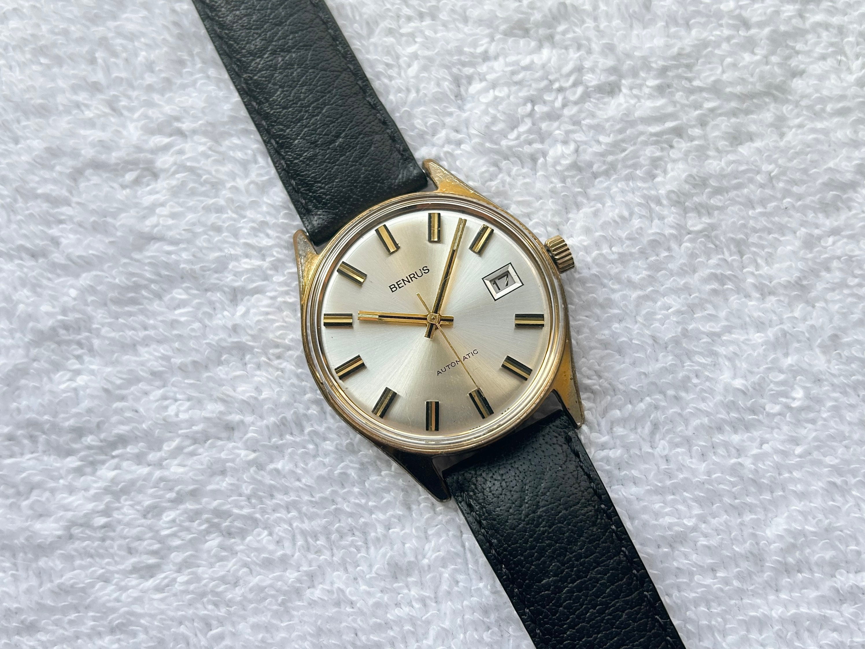 Vintage Benrus Automatic Gold Plated Quick Set Date
