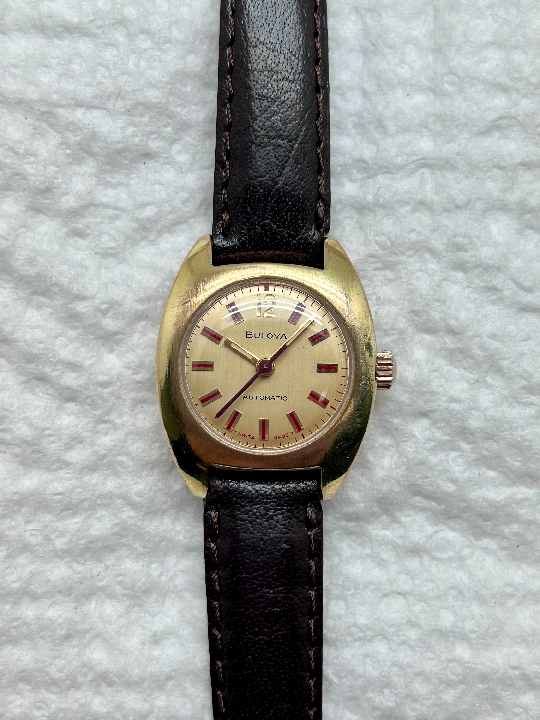 Yahoo!オークション - BULOVA ブローバ BVV401 49461 10ATM 自動巻き