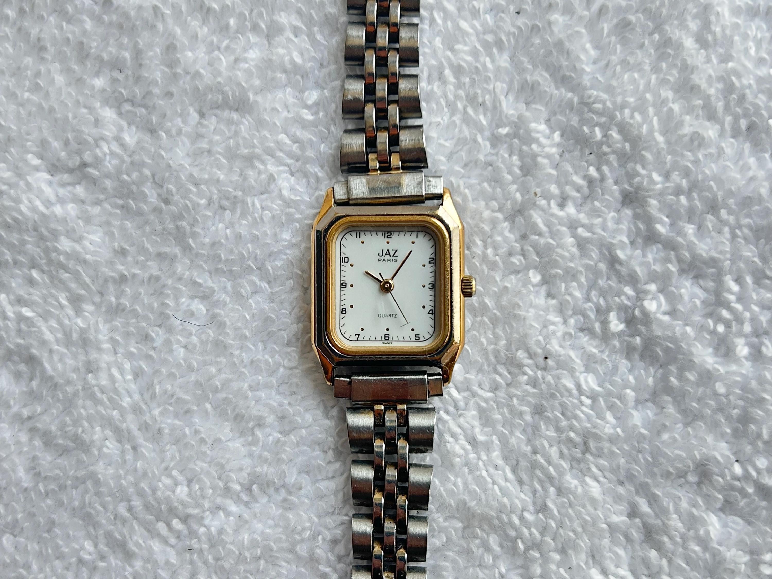 Vintage Jaz Paris France Two Tone Gold Plated & Stainless-steel