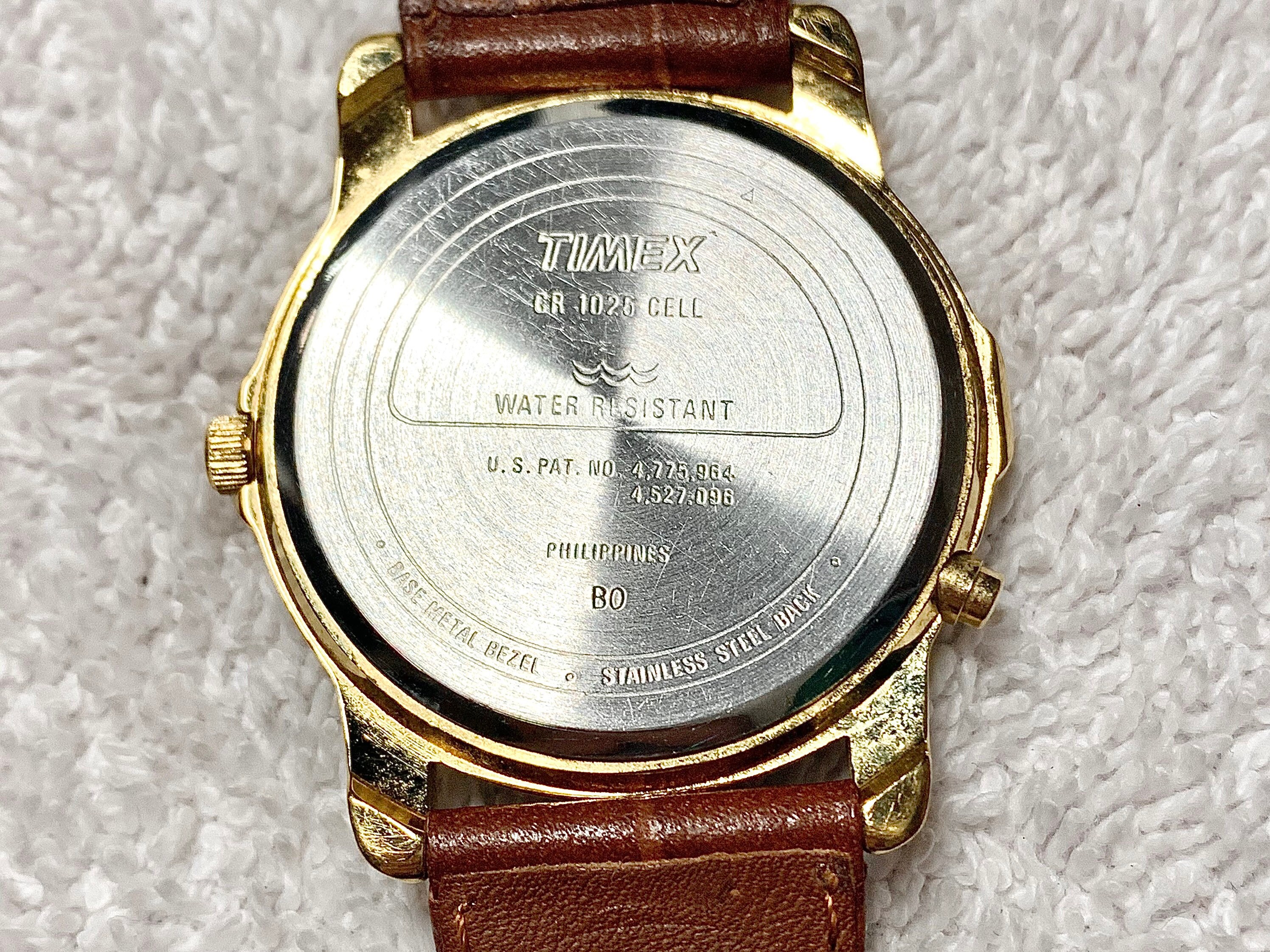 Timex Indiglo Gold Plated Stainless Steel Quartz Wristwatch Etsy
