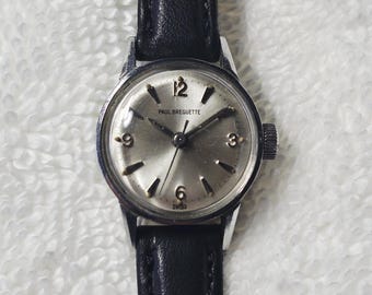Vintage High End Paul Breguette Swiss Stainless Steel Ladies Windup Watch. Fully Serviced.