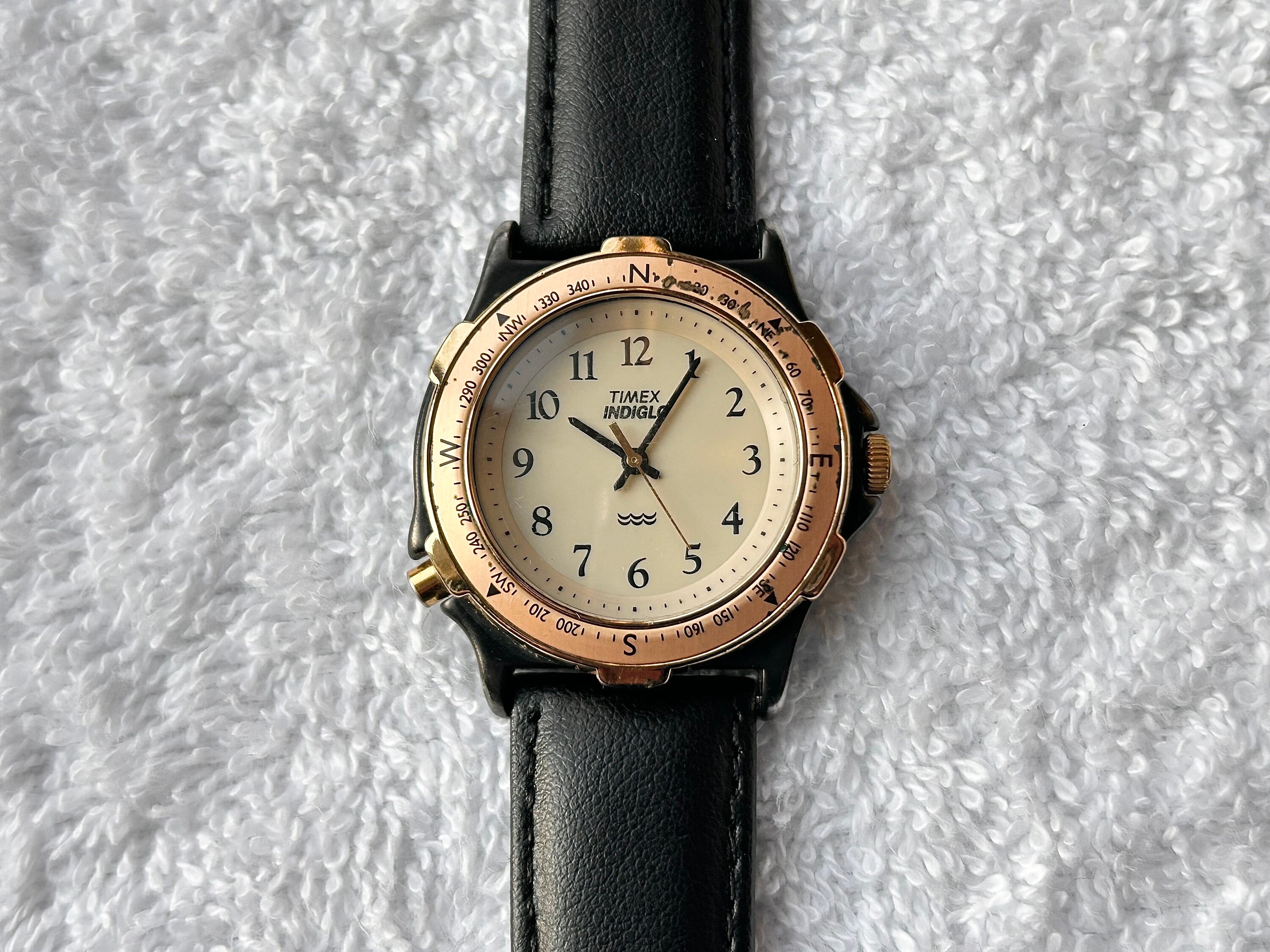 TIMEX INDIGLO CON-PASS インディグロ コンパス 電池交換済 TIMEX INDIGLO CON-PASS インディグロ コンパス 電池交換済