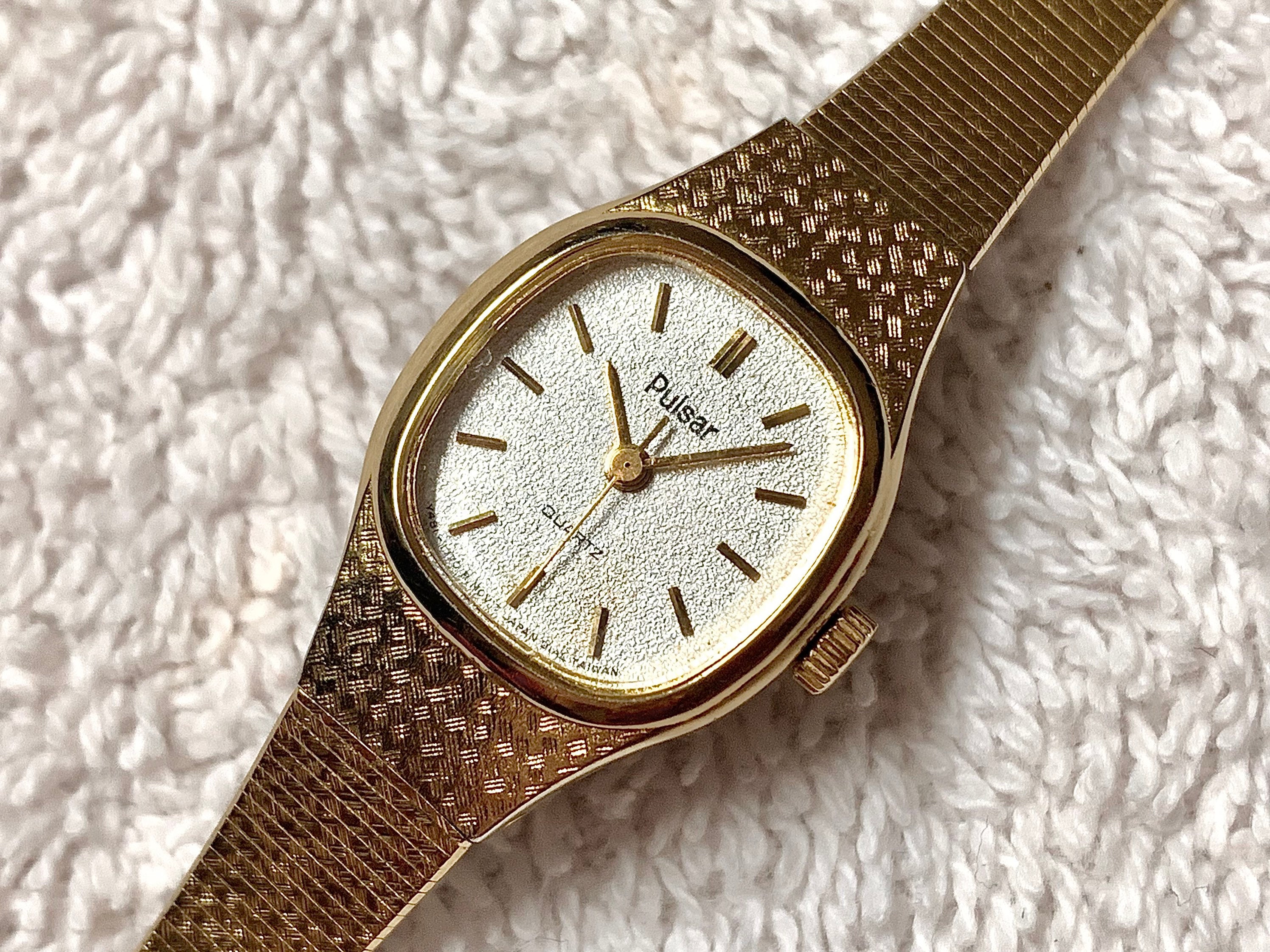 PULSAR（by SEIKO） Vintage Pulsar Seiko Gold Tone Men's DayDate Classy Elegant