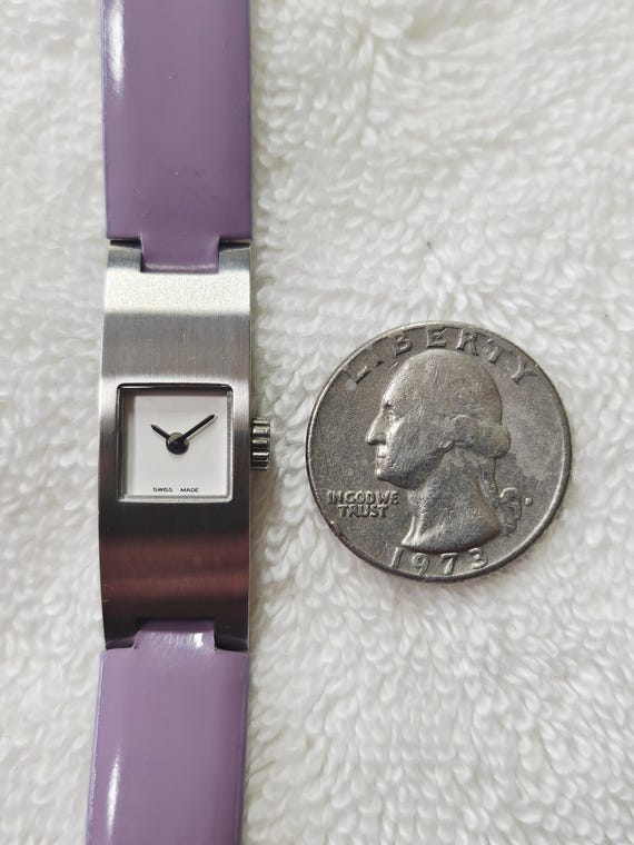 Modern Coach Quartz Rectangular Dial Stainless St… - image 9