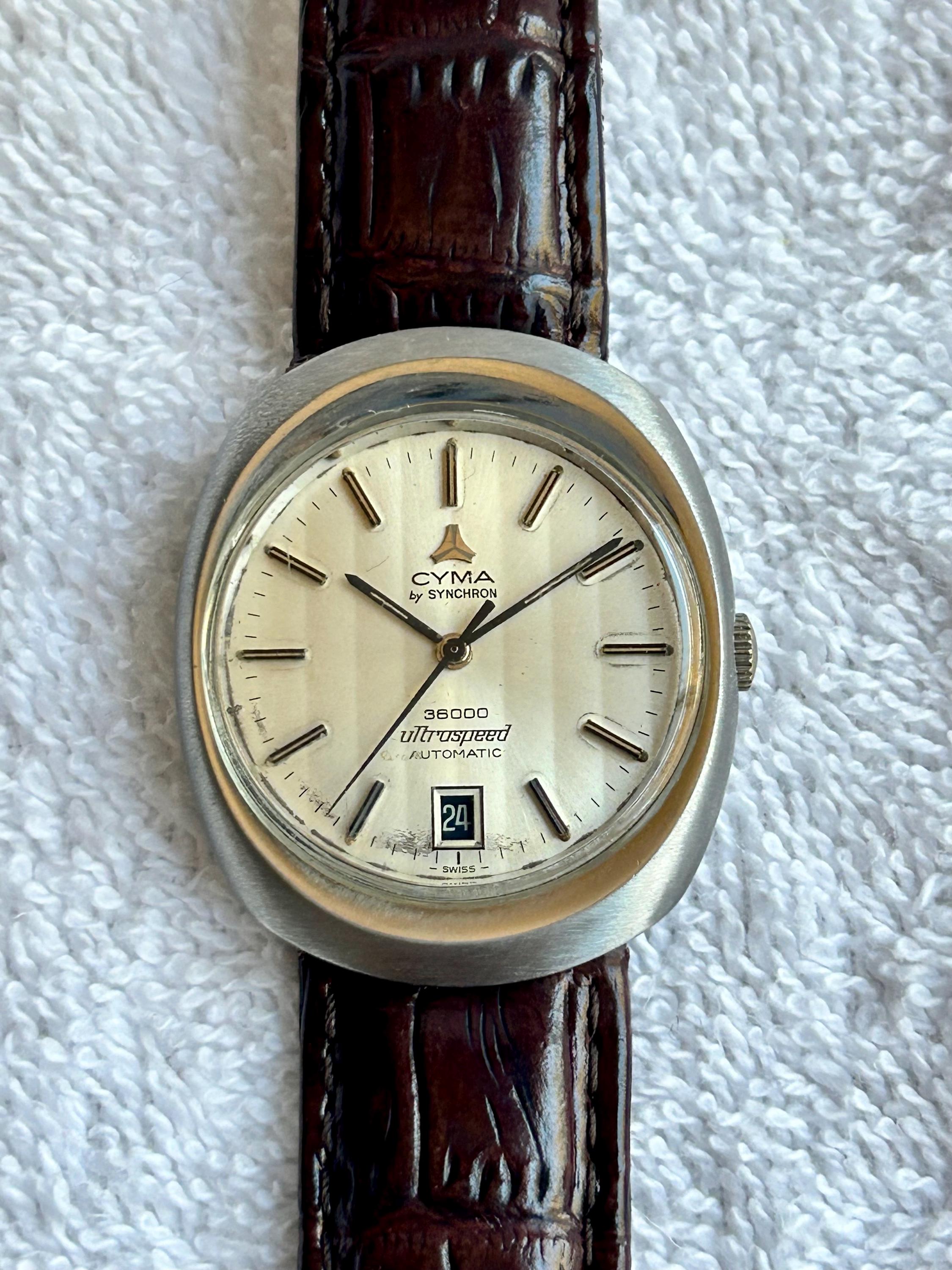 CYMA ultraspeed 36000 77 001 44 自動巻き 腕時計 Cyma Ultraspeed 36000 77 001 44 Automatic Watch | eBay