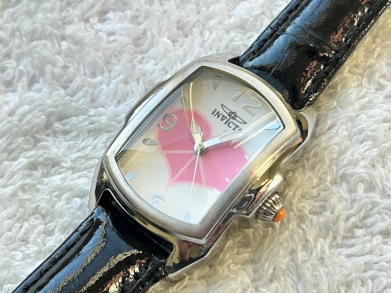 Invicta Heart Luminescent Stainless Steel Quartz Ladies Watch - Etsy