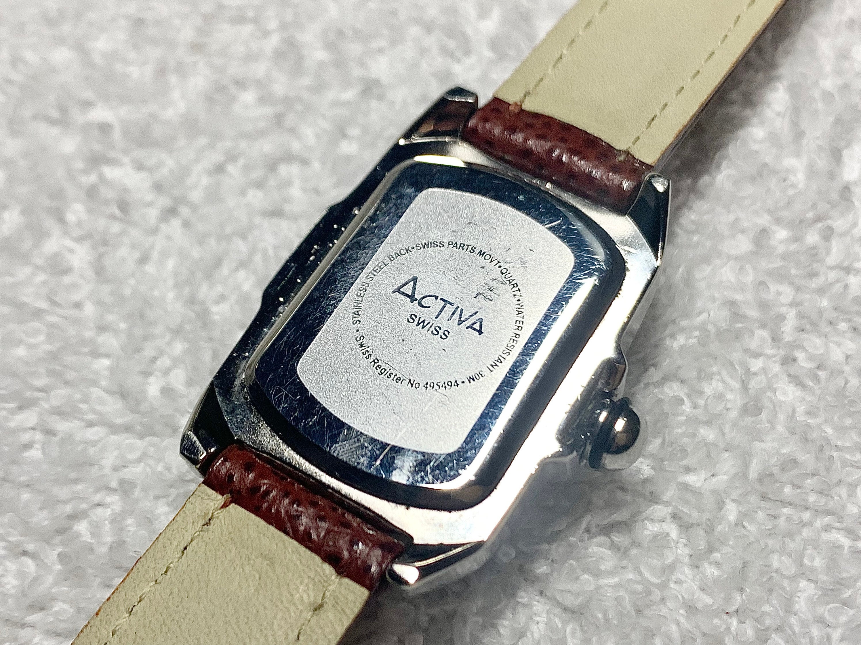 Activa Luminescent Stainless Steel Quartz Swiss Movement  display picture 1