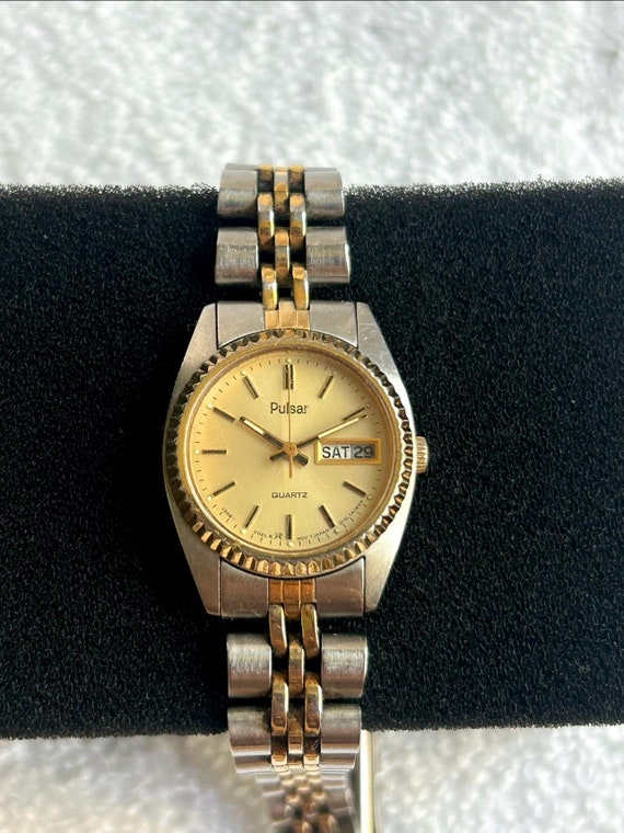 Pulsar x Seiko Gold-Tone Stainless Steel and Crystal Women’s Watch IMG_6324_1200x1200.jpg?v=  main image 2