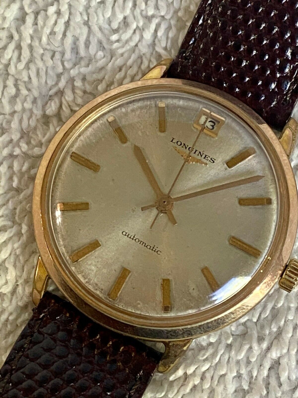 Longines automatic hotsell gold watches