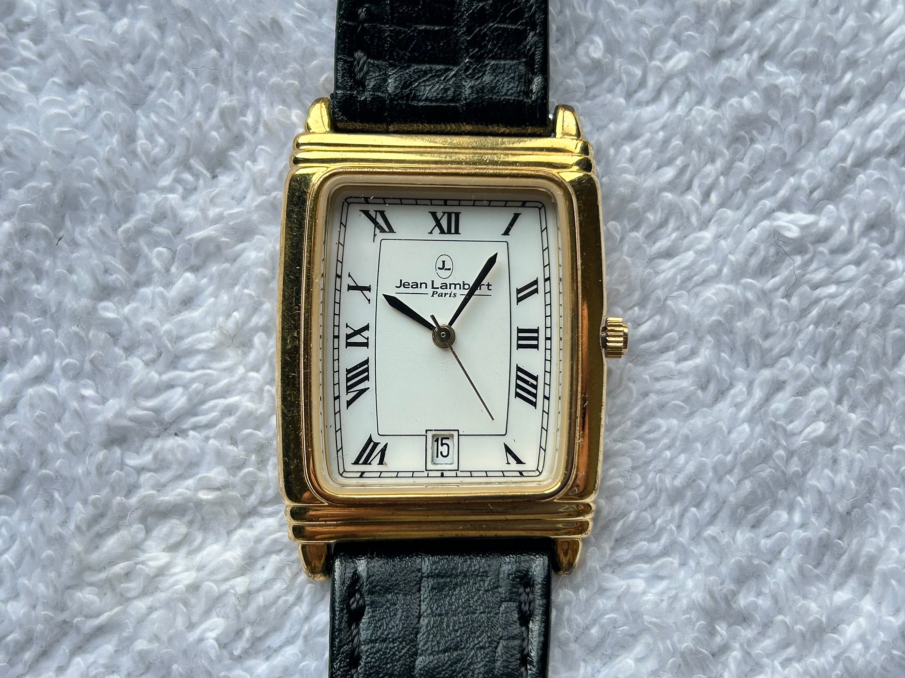 Montre J Lambert Souvenir Gérardmer - Quartz, Fonctionne, Occasion, Modèle Unisexe