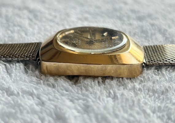 Vintage Mido Multistar Datoday Day/Date Gold Plat… - image 7