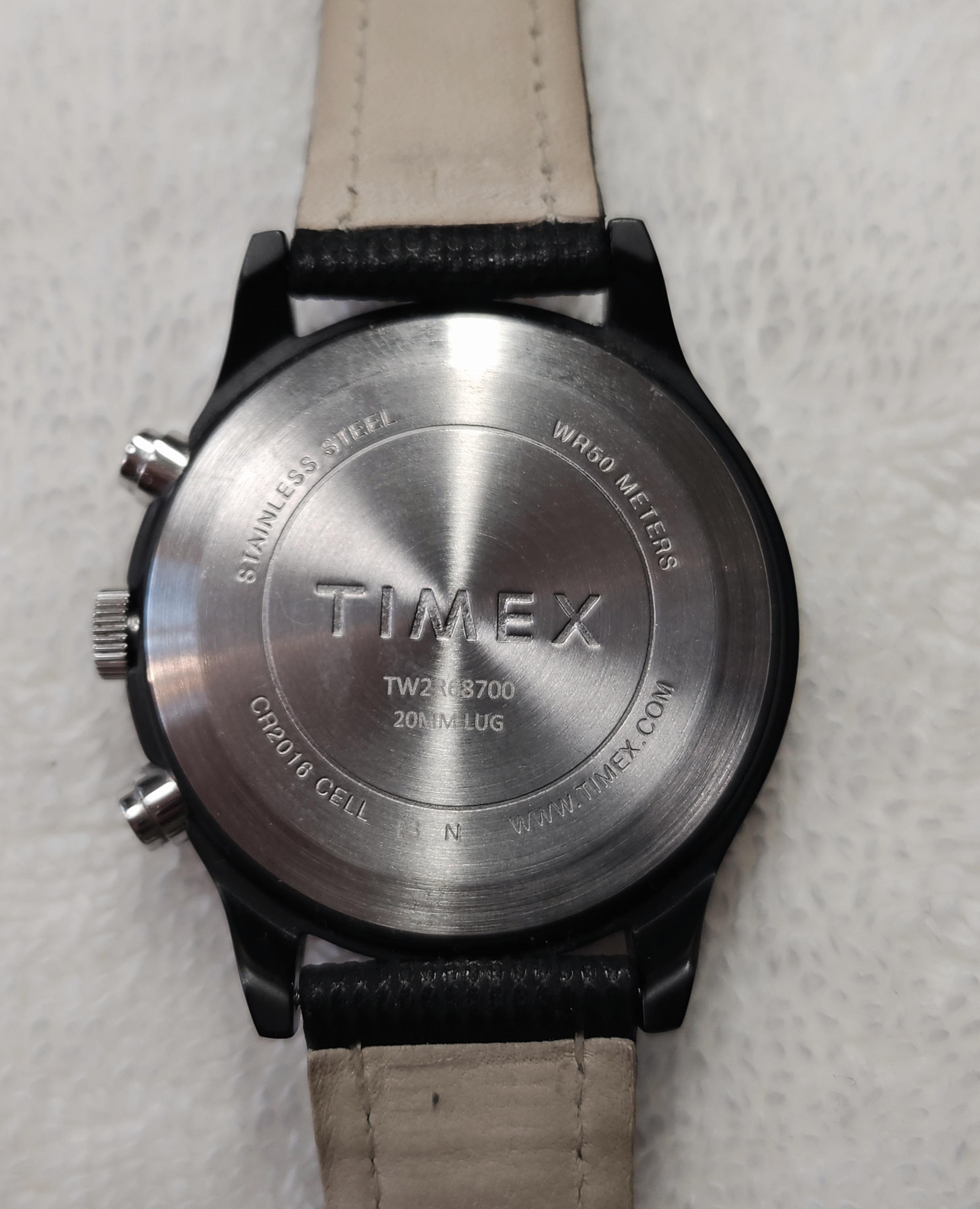 Timex Panda Collection Vintage Timex Chronograph Panda Dial Stainless Steel Quartz Watch. - Etsy