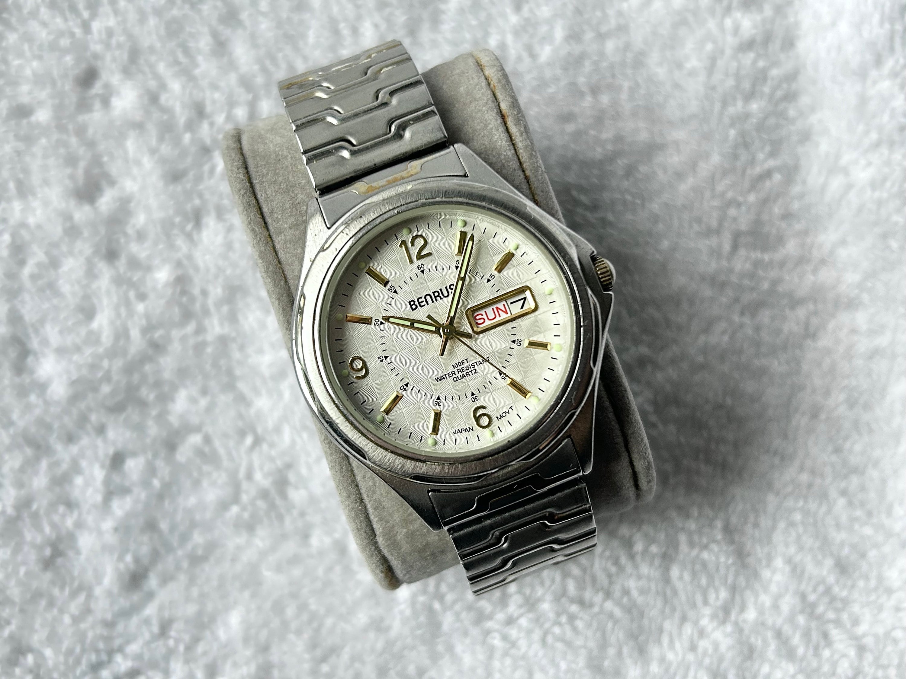 Vintage Benrus Advance Set Day/date Luminescent Stainless