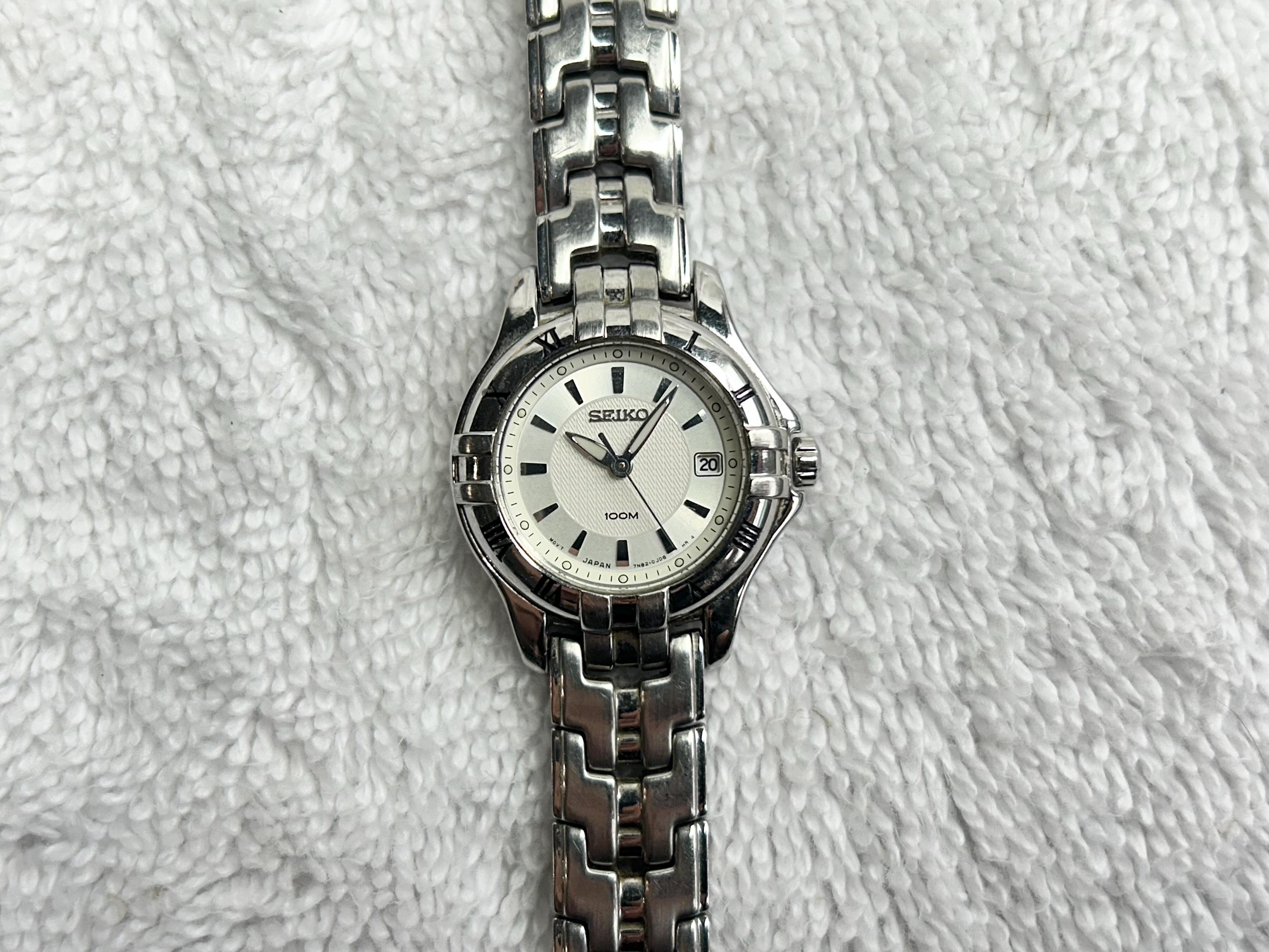 Seiko lady battery water resistant stainless steel Seiko Ladies Essentials Collection Quartz SWR073 Available  main image 2