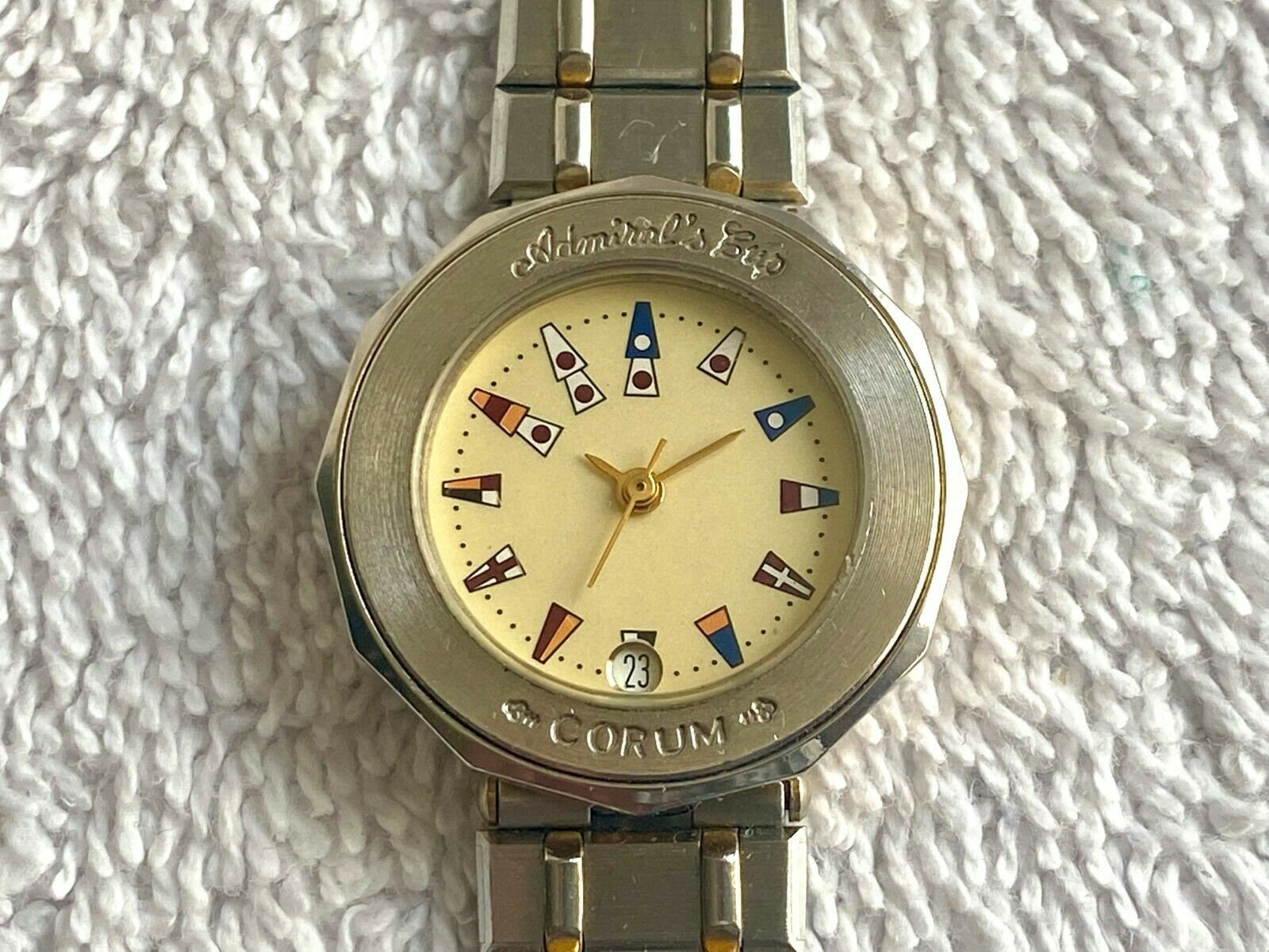 Corum Admiral s Cup Calendar Ladies Cocktail Quartz Swiss Made Watch Etsy