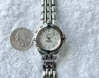 Buy Modern Fossil Stainless Steel Rotating Bezel Quick Set Date
