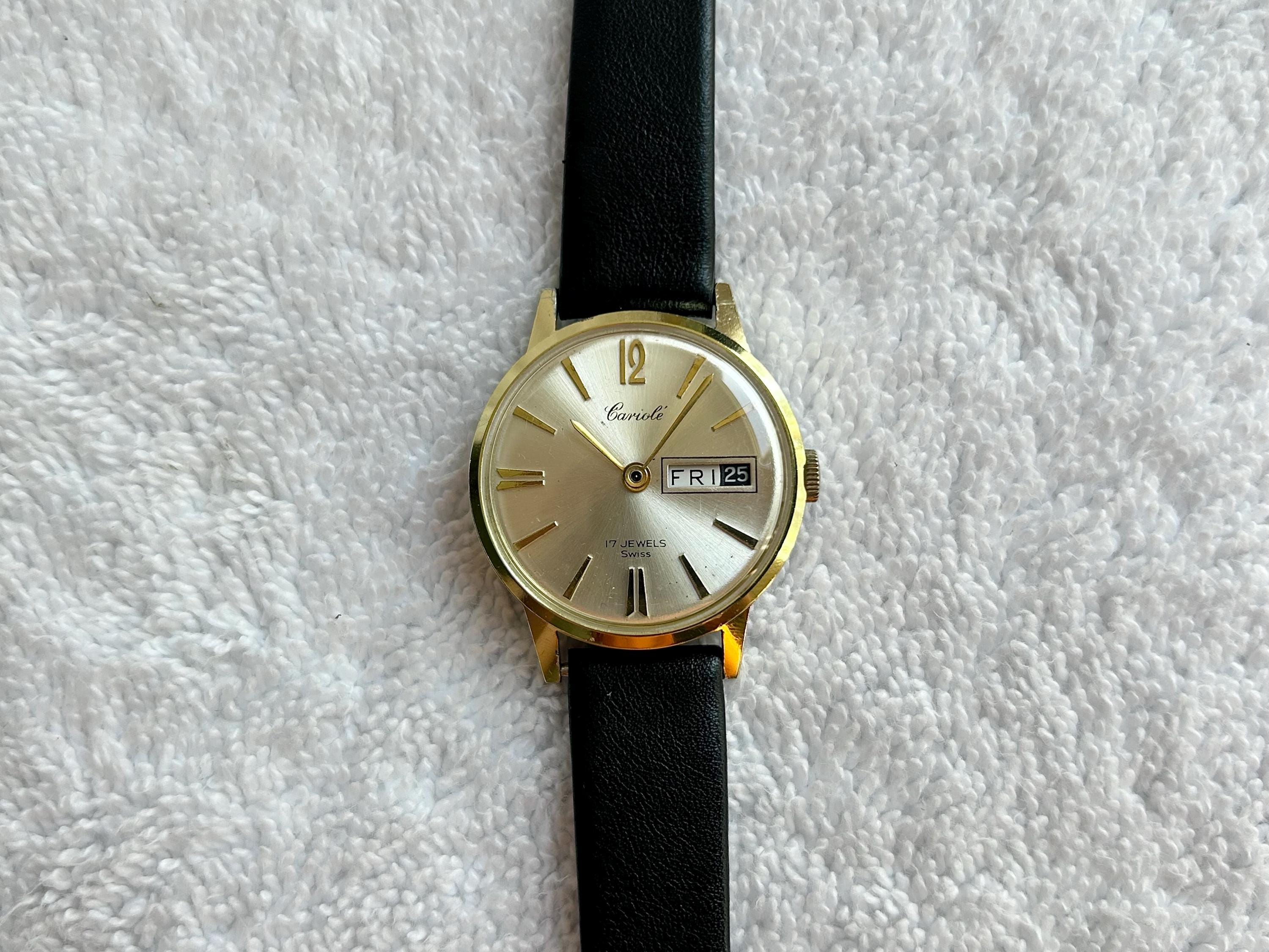 Vintage Cariole 17 Jewels Mechanical Hand-winding Gold Plated
