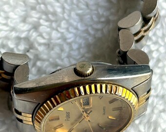 Vintage Pulsar by Seiko Two-tone Gold-plated Stainless Steel