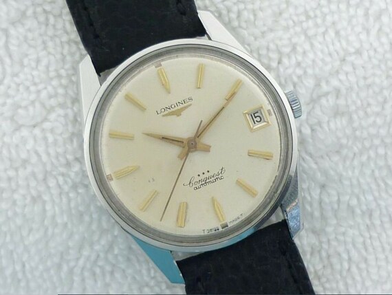 Longines 34 Mm Conquest 291 Stainless Steel Automatic Date | Etsy