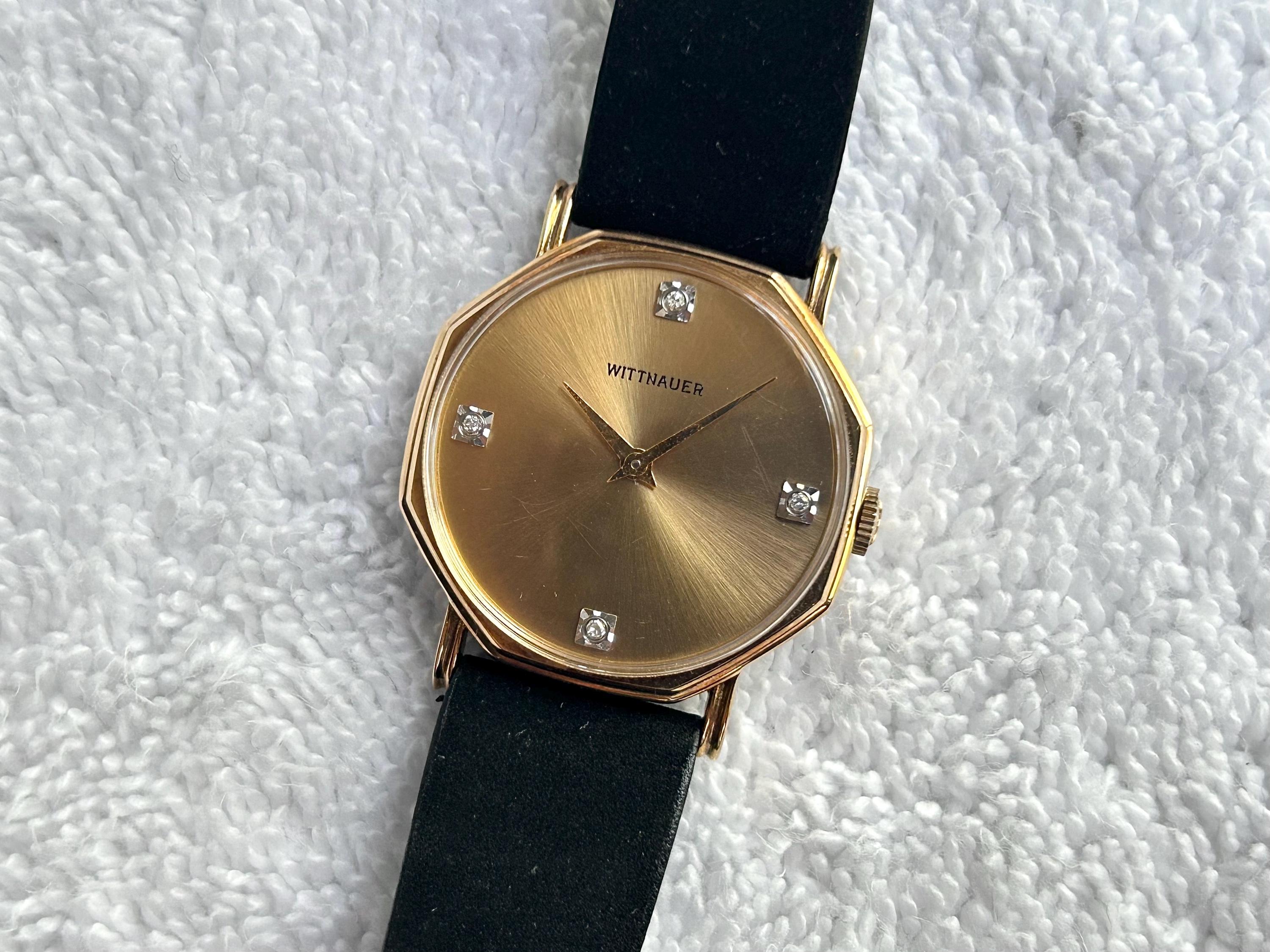 Authentic Vintage Longines Wittnauer Quartz Watch Vintage Longines Wittnauer Watch, Ref. 6195, Automatic Cal  main image 2