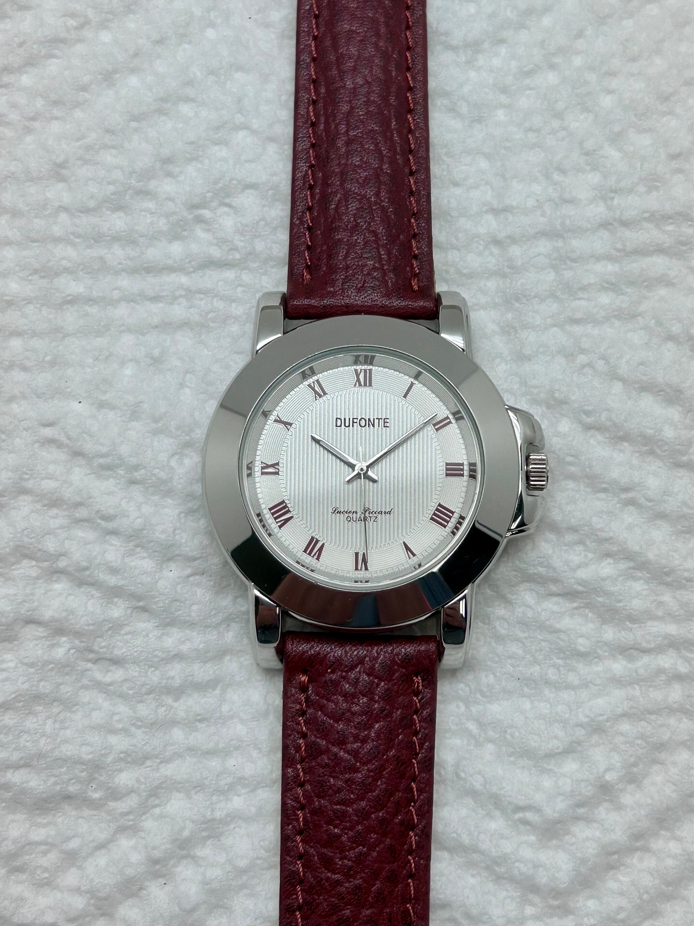 Lucien Piccard Dufonte Quartz Stainless Steel Luminescent Japan Water Resistant Watch. Etsy