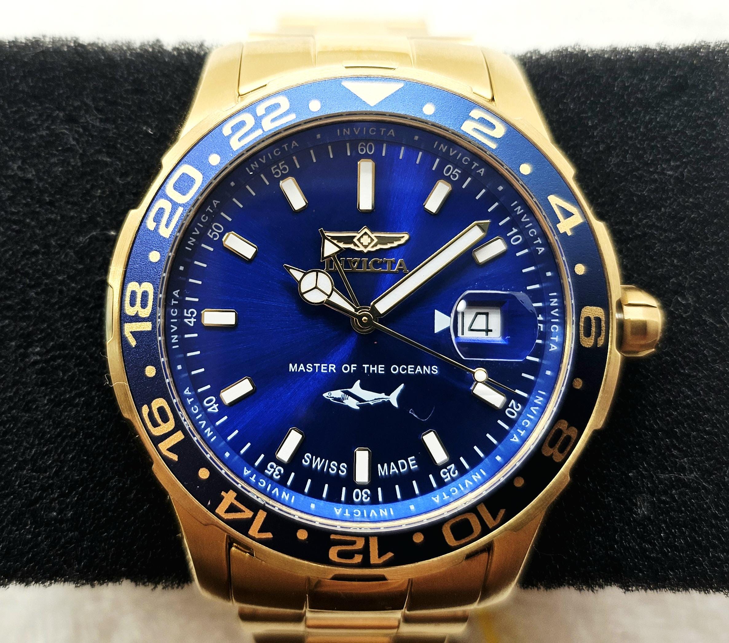 Invicta Yellow and Blue Watch Box Set.. New Amazon.com: Invicta Men main image 2