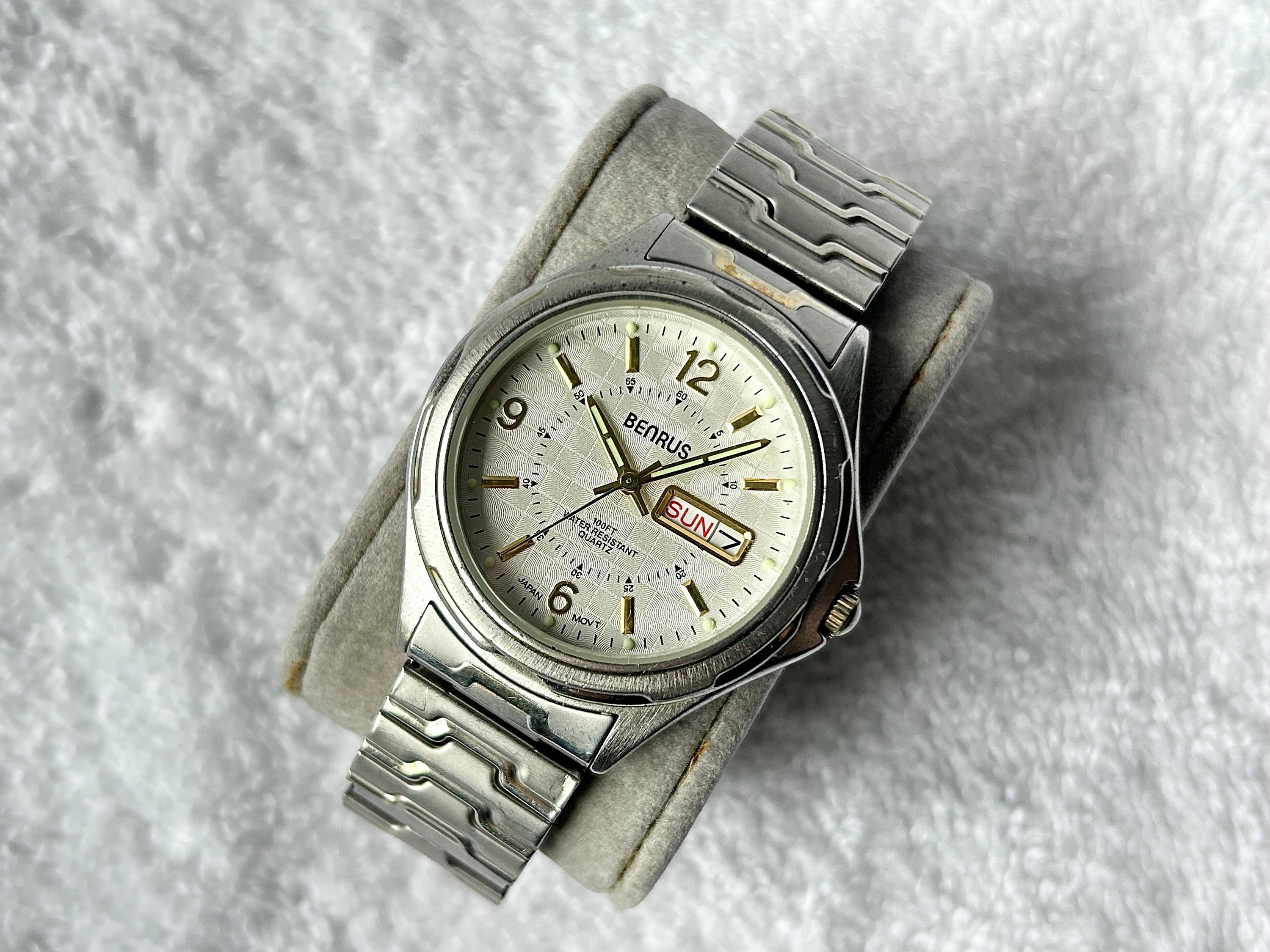 Vintage Benrus Advance Set Day/date Luminescent Stainless