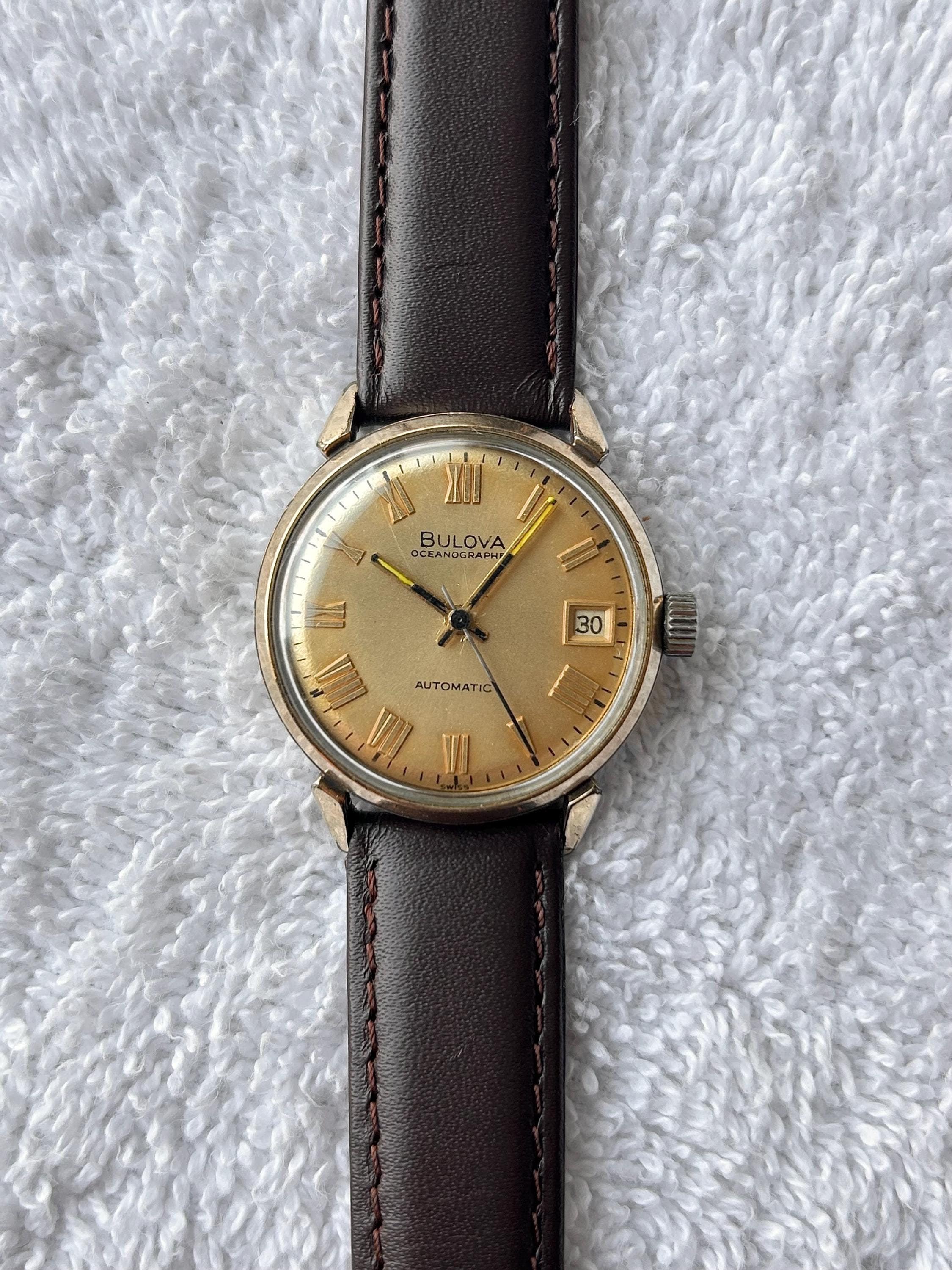 コ*ツ様 【ヴィンテージ】Bulova ブローバ　自動巻き腕時計 23 Jewe Yahoo!オークション -「23石自動巻き」(ブローバ) (は行)の落札