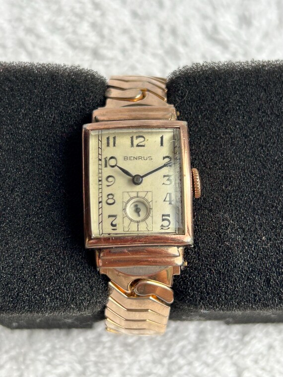 Vintage Benrus, 17 Jewels, Mechanical Hand-winding, 10k Rose  display picture 3