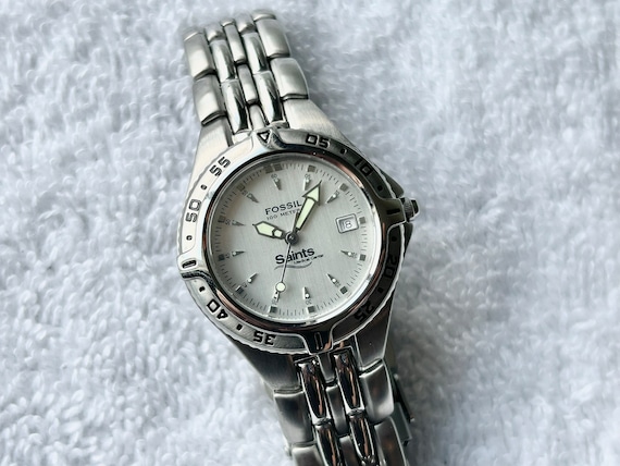 Fossil watch rotating bezel on sale