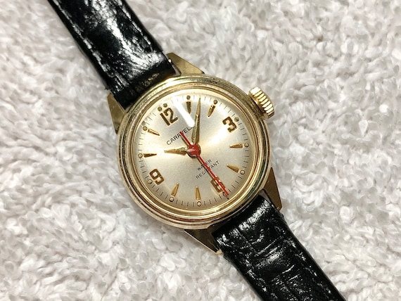 Vintage Caravelle by Bulova 1974 Gold Plated Wind… - image 5