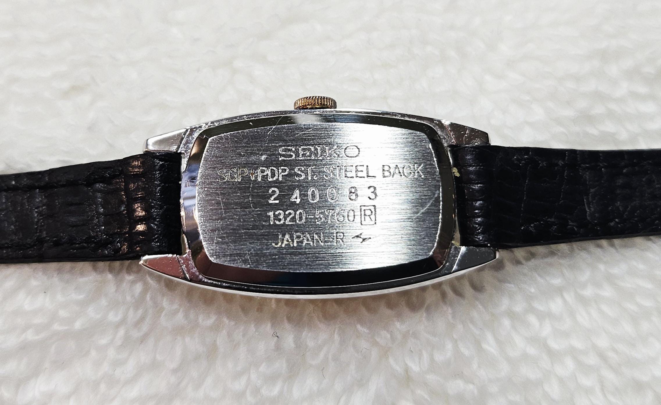 Vintage Seiko Rectangular Dial Stainless Steel Ladies Quartz Watch. - Etsy
