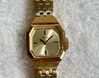 Mouvement De Montre Mécanique Vintage Baylor Co. - Pour Pièces Ou Réparation, Occasion, Balancier Fonctionnel