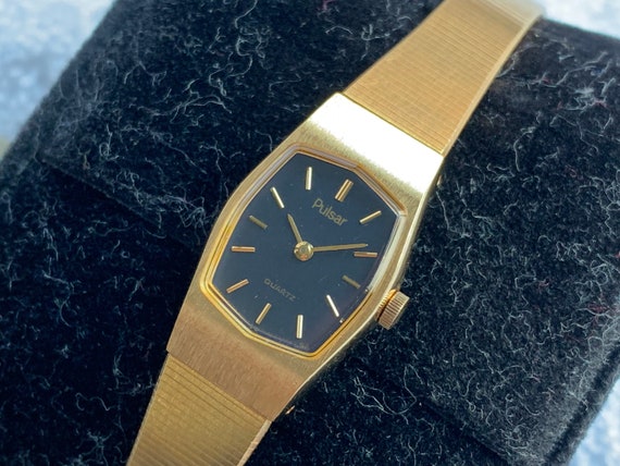 New Old Stock NOS Vintage Pulsar by Seiko Gold Plated - Etsy New Zealand